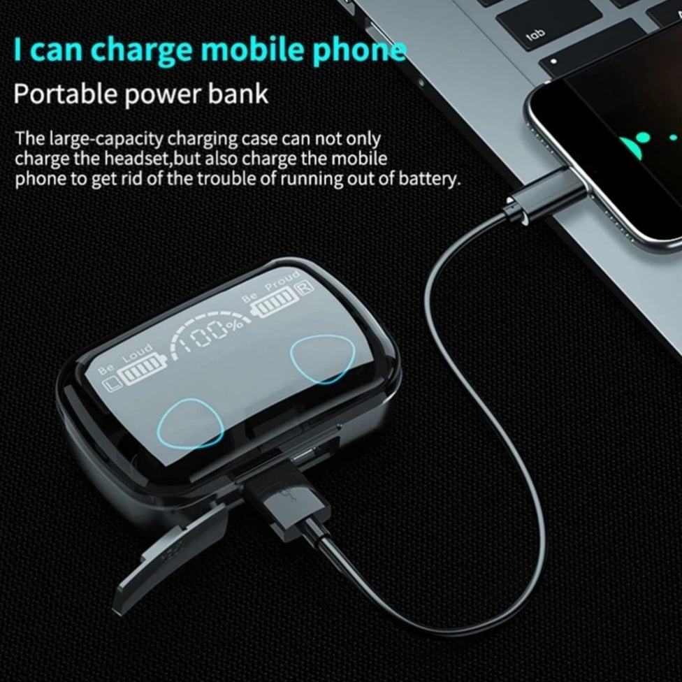 M10 TWS Wireless earbuds Touch Control Bluetooth-Compatible 5.1 Earphones Wireless Waterproof