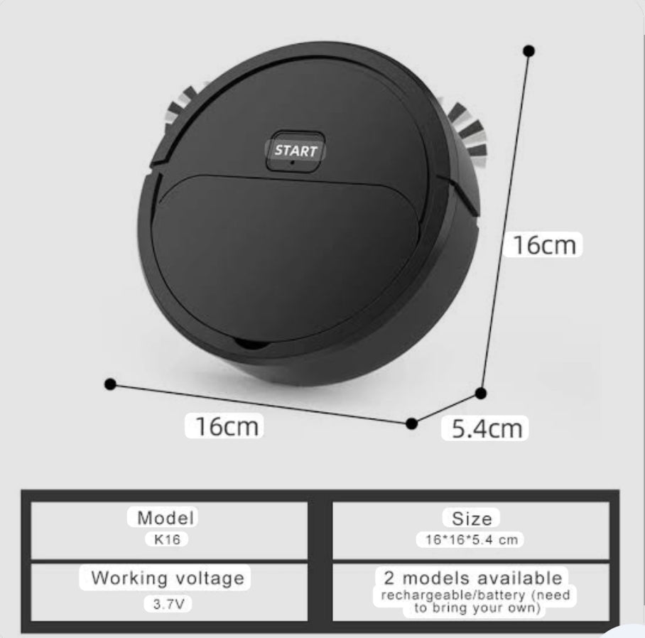 Small Size Smart Sweeping Wireless Vacuum Cleaner Robots for Home