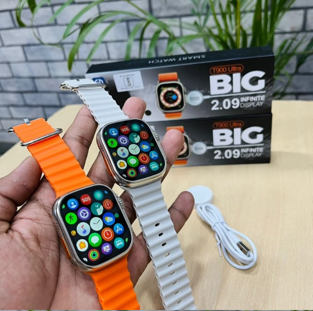 T900 Ultra Smart Watch Infinite Display 49MM Dial Size Built in Games Bluetooth Calling Crown Working