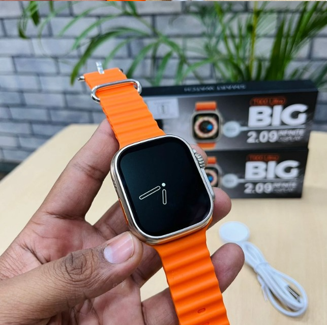 T900 Ultra Smart Watch Infinite Display 49MM Dial Size Built in Games Bluetooth Calling Crown Working