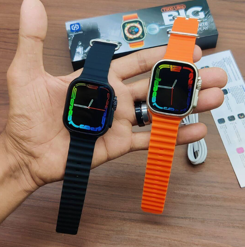 T900 Ultra Smart Watch Infinite Display 49MM Dial Size Built in Games Bluetooth Calling Crown Working