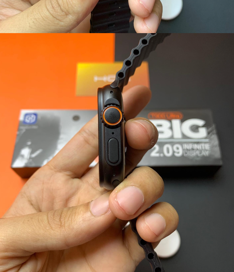 T900 Ultra Smart Watch Infinite Display 49MM Dial Size Built in Games Bluetooth Calling Crown Working