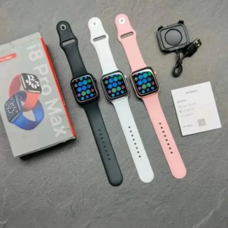 I8 PRO MAX SMART WATCH SERIES – NEW SMARTWATCH, LATEST FOR IOS AND ANDROID, SPORTS FITNESS WATCH, PRO SMART WATCH, BLUETOOTH CALLING, SCROLL FEATURE, FULL SCREEN TOUCH, PRO MAX SMARTWATCH