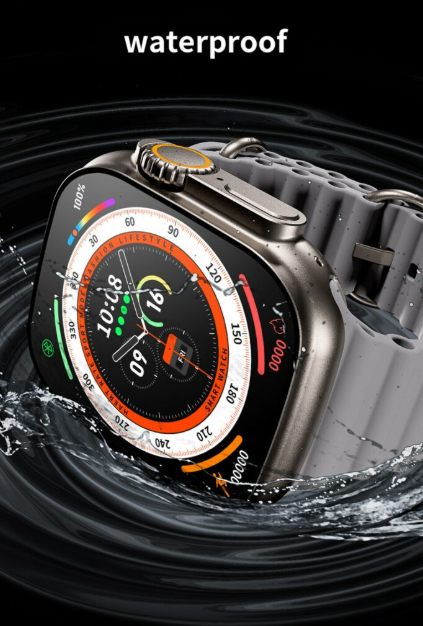 T800Ultra Smart Watch Series Bluetooth Call Smartwatch With Ocean Strap Wireless Charging Best Battery Timing