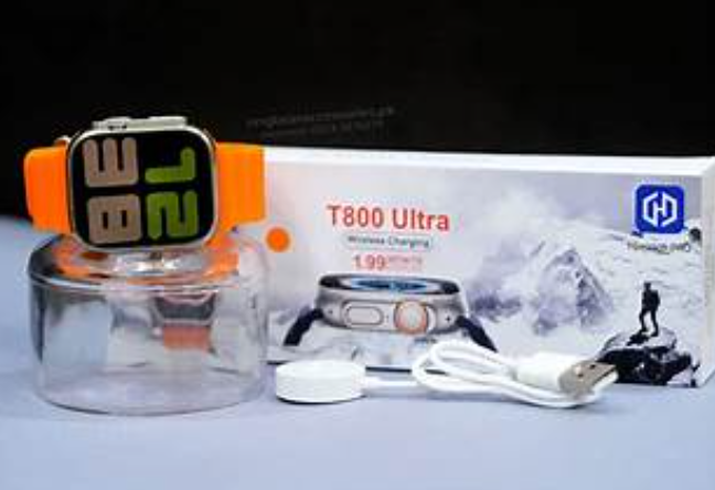 T800Ultra Smart Watch Series Bluetooth Call Smartwatch With Ocean Strap Wireless Charging Best Battery Timing