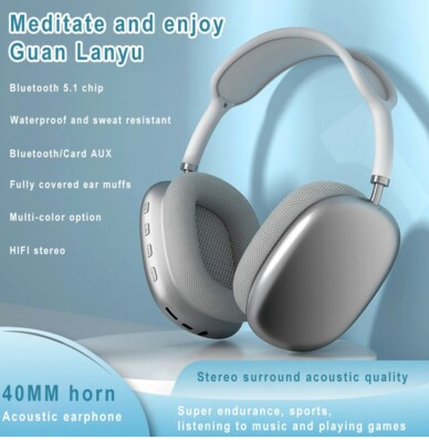 P9 Wireless Bluetooth Headphones With Mic Noise Cancelling Headsets Stereo Sound Earphones Sports Gaming Headphones Supports TF
