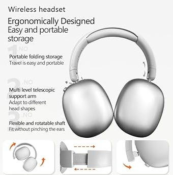P9 Wireless Bluetooth Headphones With Mic Noise Cancelling Headsets Stereo Sound Earphones Sports Gaming Headphones Supports TF
